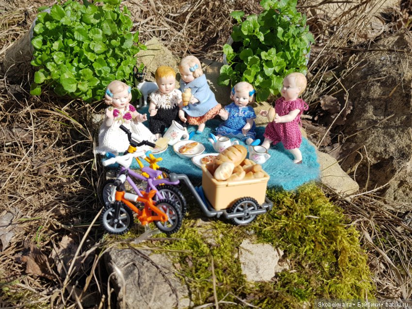 Напекли пирожков и отправились на пикник