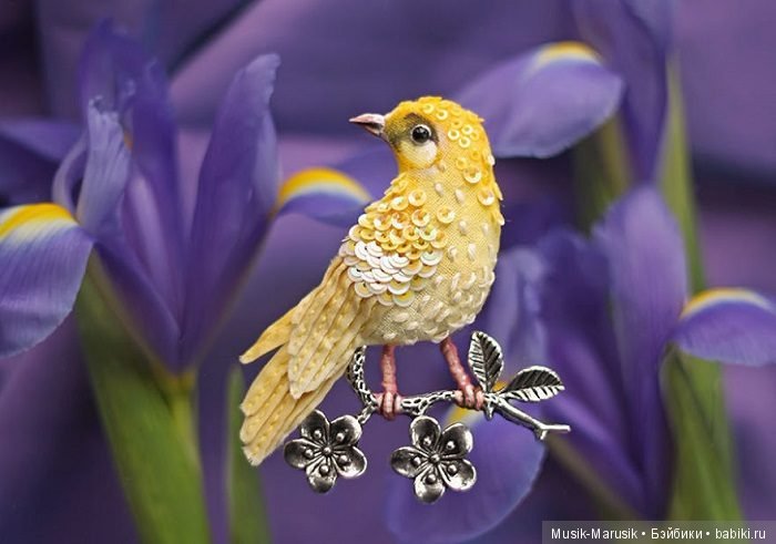 20 волшебных творений из шёлка, бисера, пайеток и страз (фото 10)