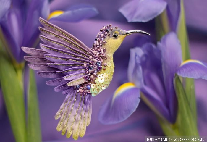 20 волшебных творений из шёлка, бисера, пайеток и страз