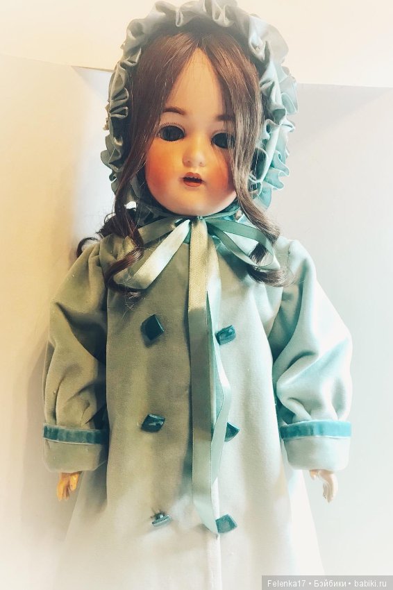 Бирюзовая нежность — Антикварные куклы Kestner (Кестнер) JDK: Хильда