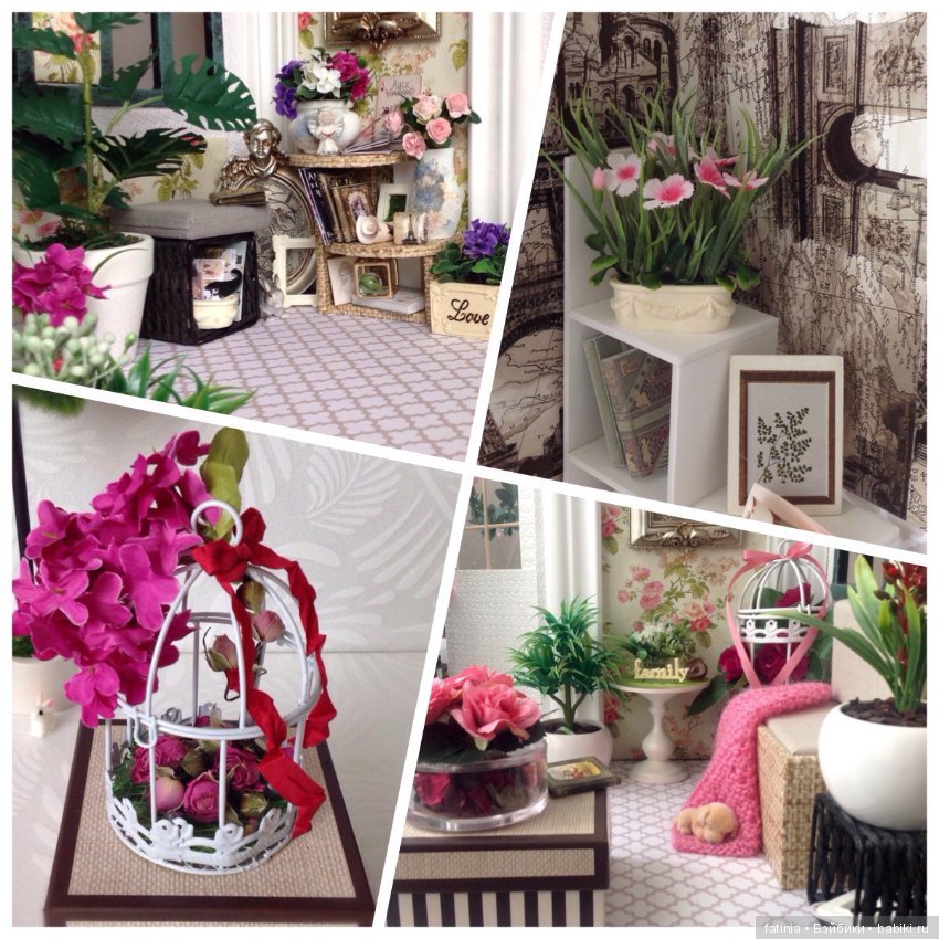 О цветах, комнатных растениях и об их роли в кукольных интерьерах (фото 4)