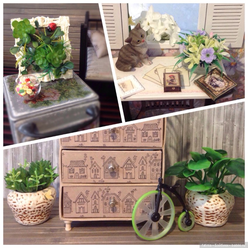 О цветах, комнатных растениях и об их роли в кукольных интерьерах (фото 2)