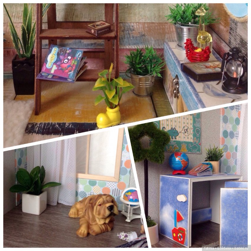 О цветах, комнатных растениях и об их роли в кукольных интерьерах