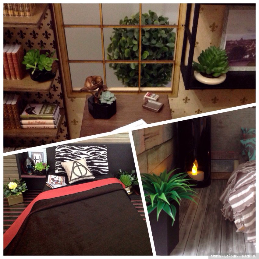 О цветах, комнатных растениях и об их роли в кукольных интерьерах (фото 6)