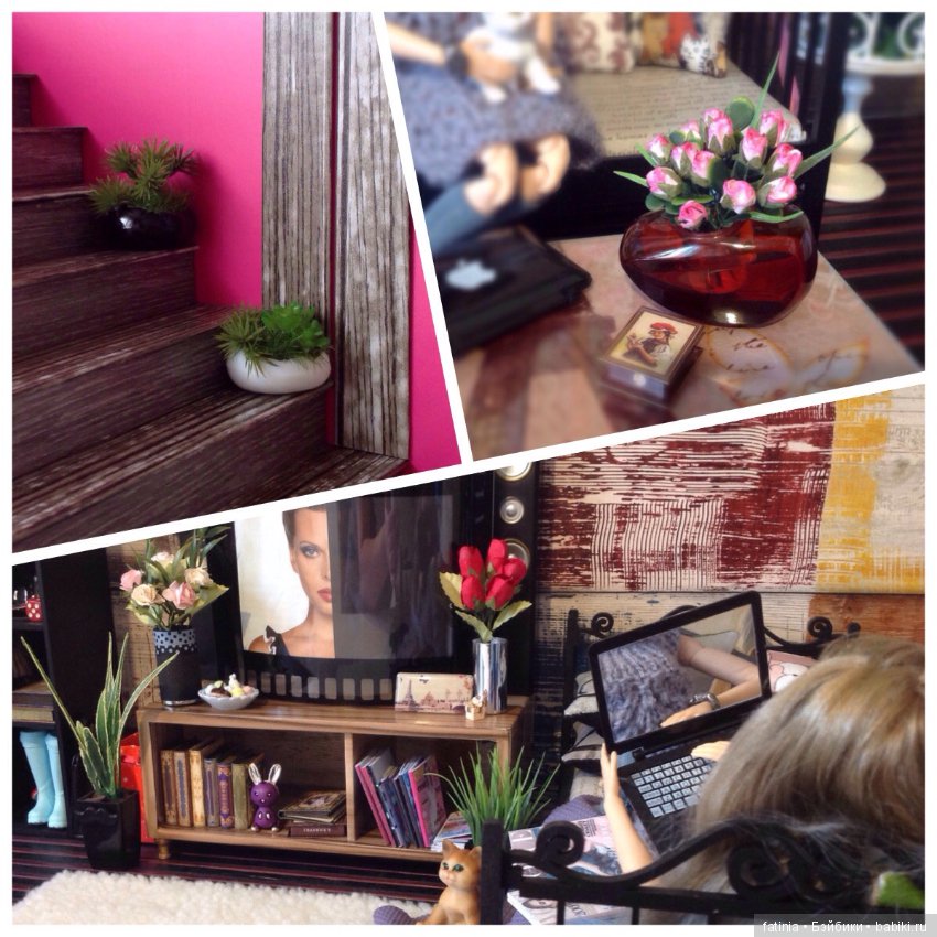 О цветах, комнатных растениях и об их роли в кукольных интерьерах (фото 5)