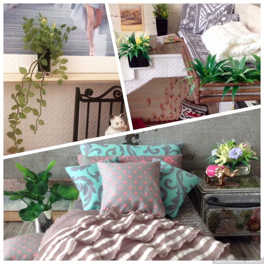 О цветах, комнатных растениях и об их роли в кукольных интерьерах (фото 3)