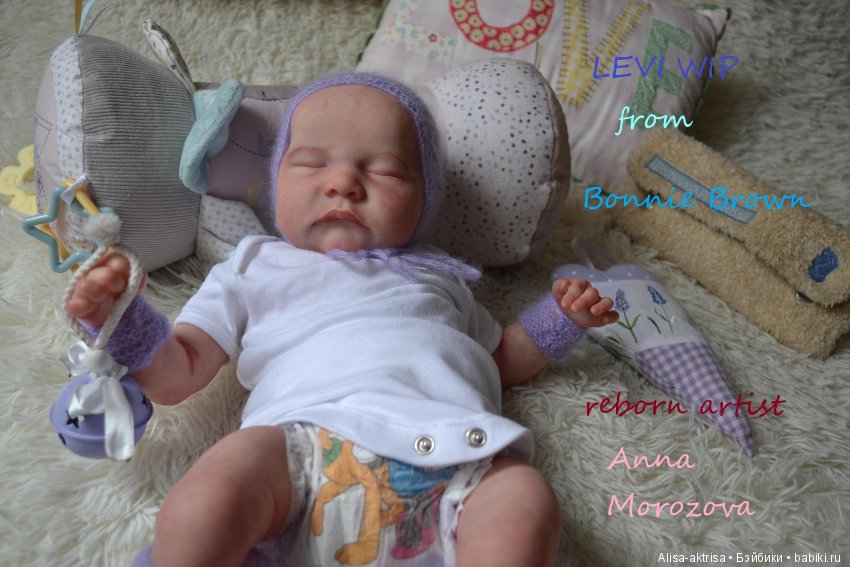 Рождение фиалки. Кукла реборн Анны Морозовой (фото 5)
