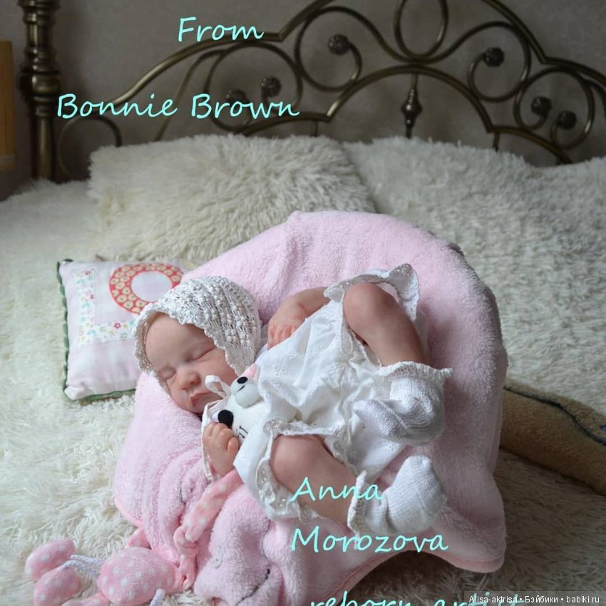Рождение фиалки. Кукла реборн Анны Морозовой (фото 4)