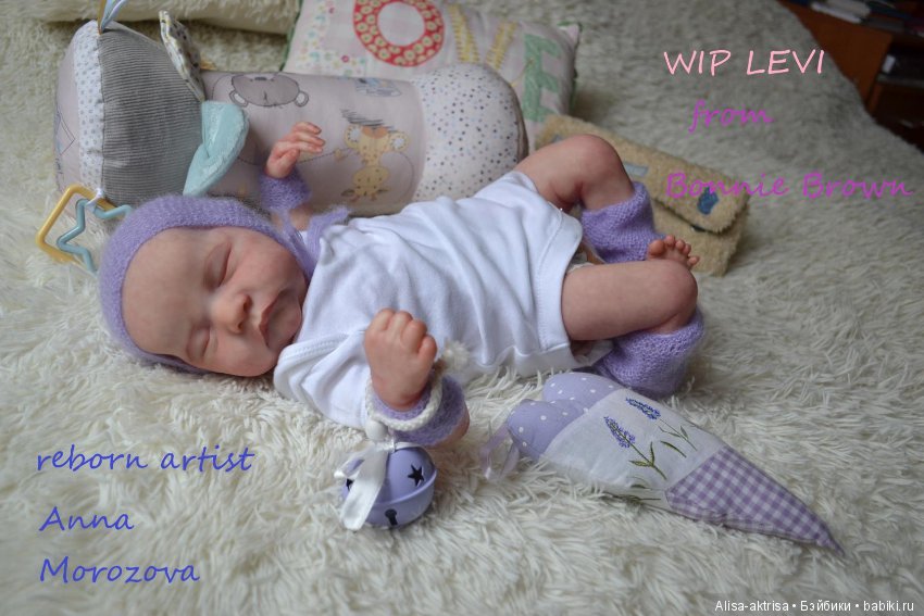 Рождение фиалки. Кукла реборн Анны Морозовой (фото 2)