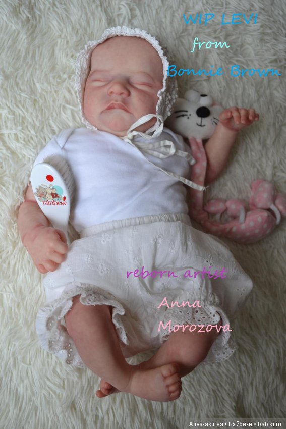 Рождение фиалки. Кукла реборн Анны Морозовой