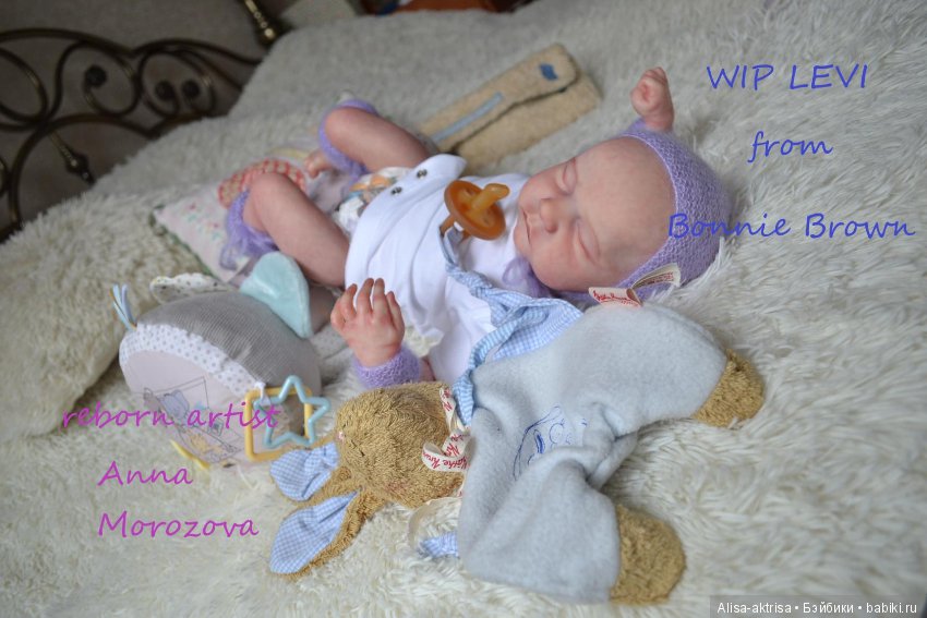 Рождение фиалки. Кукла реборн Анны Морозовой