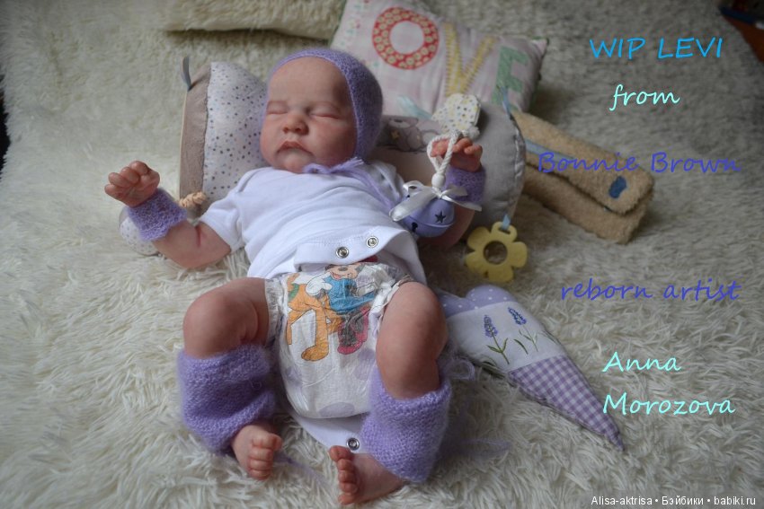 Рождение фиалки. Кукла реборн Анны Морозовой