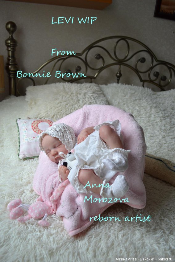 Рождение фиалки. Кукла реборн Анны Морозовой