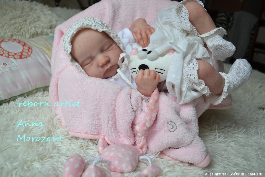 Рождение фиалки. Кукла реборн Анны Морозовой