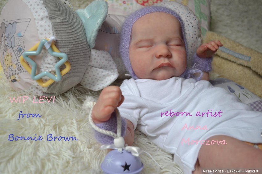 Рождение фиалки. Кукла реборн Анны Морозовой (фото 3)