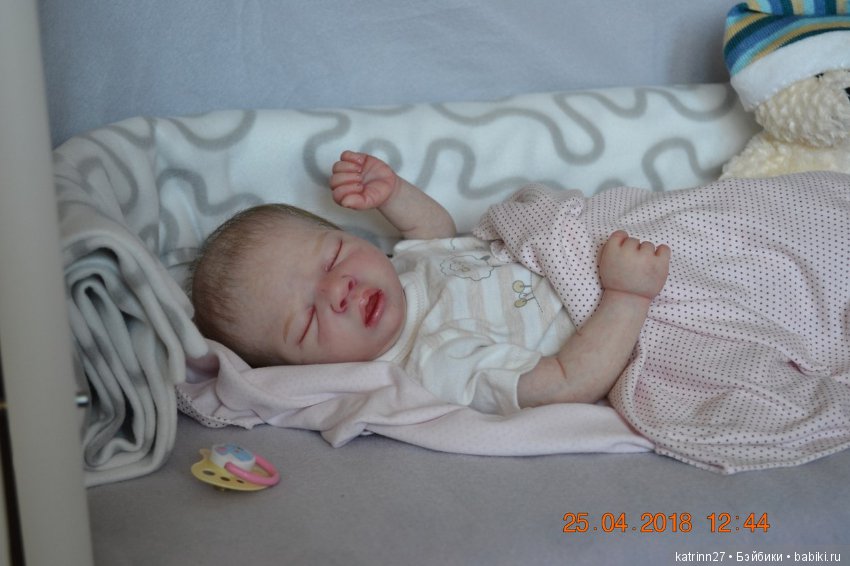 Кукла реборн Lizie, молд Azraya (Nicole Russell), мастер Ekaterina Abbyasova babies