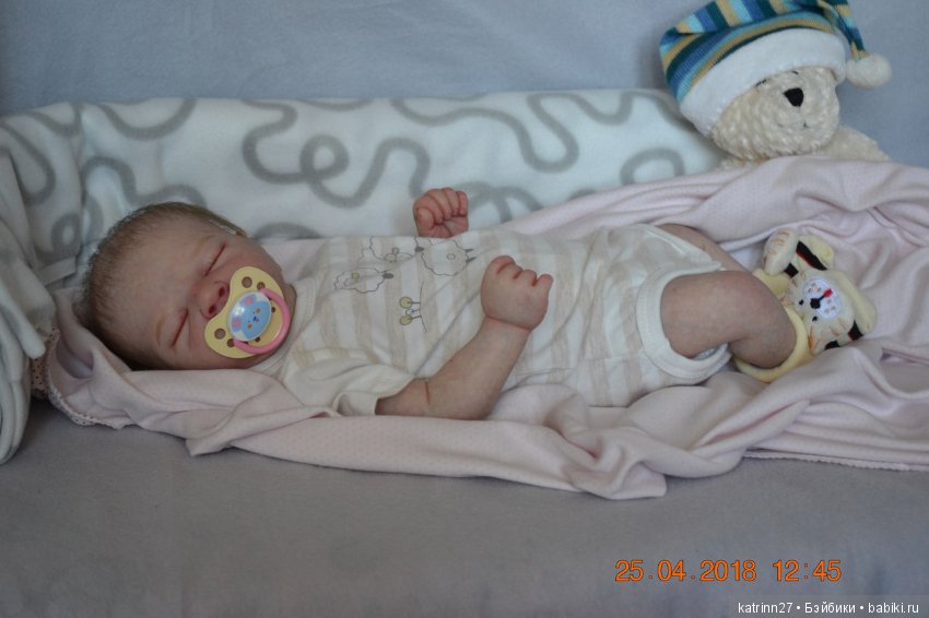 Кукла реборн Lizie, молд Azraya (Nicole Russell), мастер Ekaterina Abbyasova babies (фото 4)