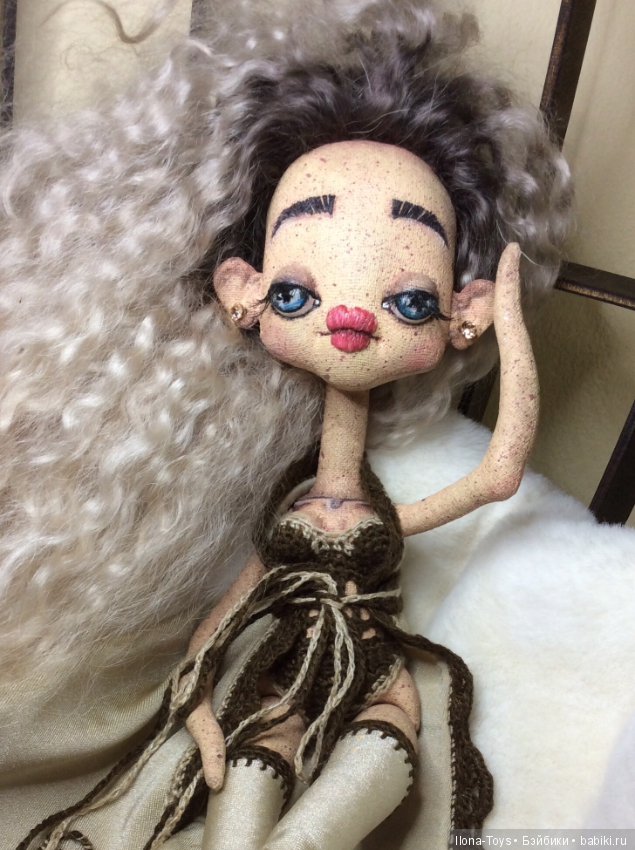 Авторская, текстильная кукла от LEROOSH