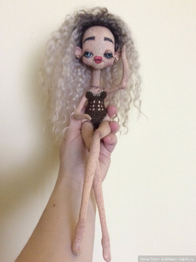 Авторская, текстильная кукла от LEROOSH (фото 4)