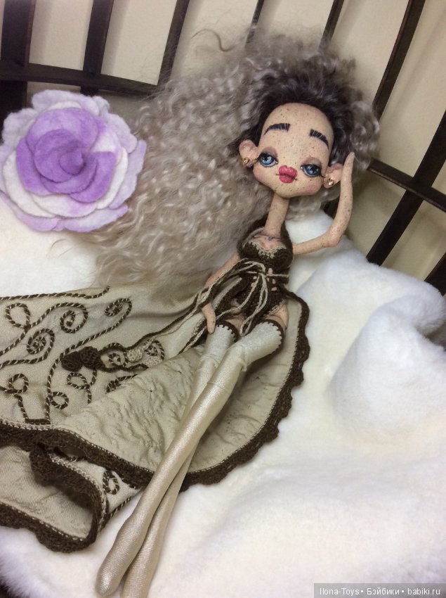 Авторская, текстильная кукла от LEROOSH