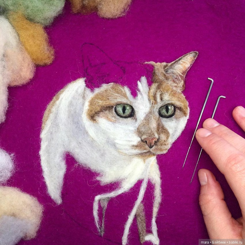 Невероятно реалистичная войлочная живопись от Дэни Айвс (фото 8)