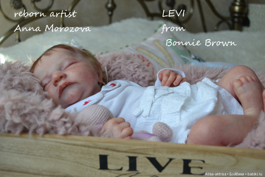 Девочка Леви скорое рождение. Кукла реборн Анны Морозовой (фото 7)