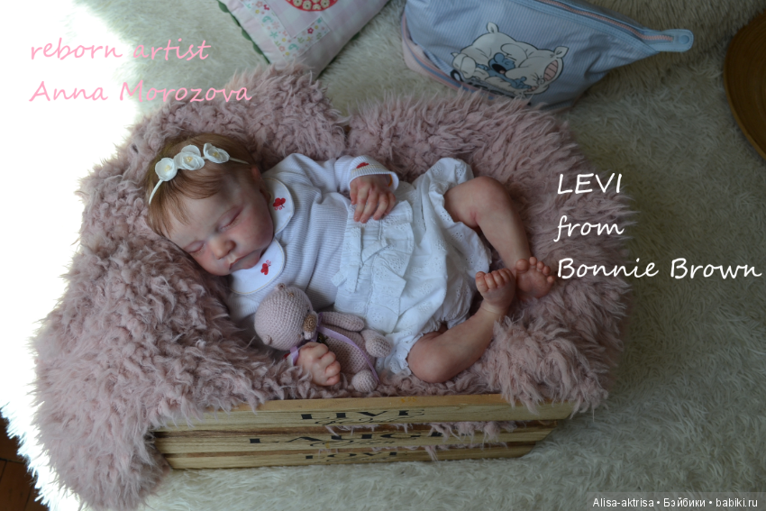 Девочка Леви скорое рождение. Кукла реборн Анны Морозовой (фото 6)