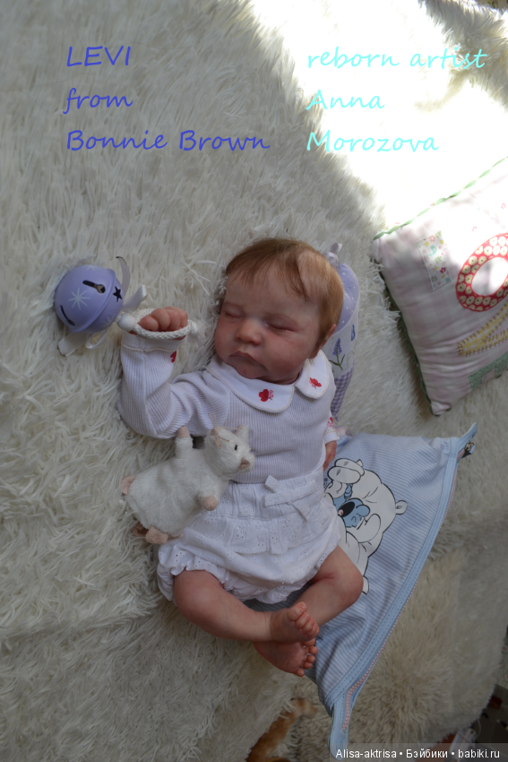 Девочка Леви скорое рождение. Кукла реборн Анны Морозовой
