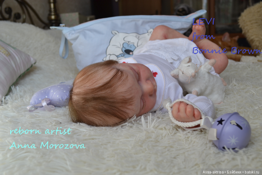 Девочка Леви скорое рождение. Кукла реборн Анны Морозовой