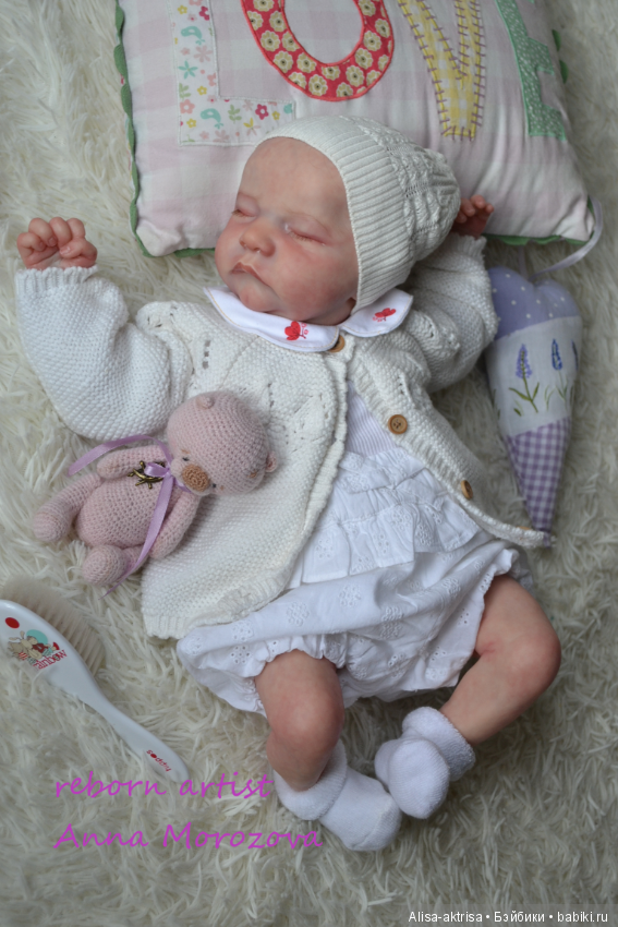 Девочка Леви скорое рождение. Кукла реборн Анны Морозовой