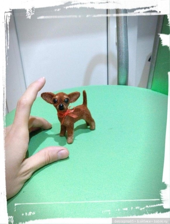 Мини фигурка "Той-терьер" (фото 10)