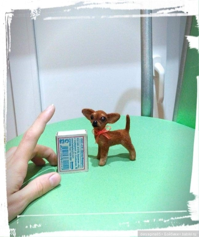 Мини фигурка "Той-терьер" (фото 4)