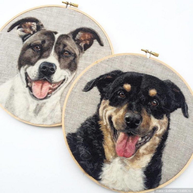 Невероятно реалистичная войлочная живопись от Дэни Айвс