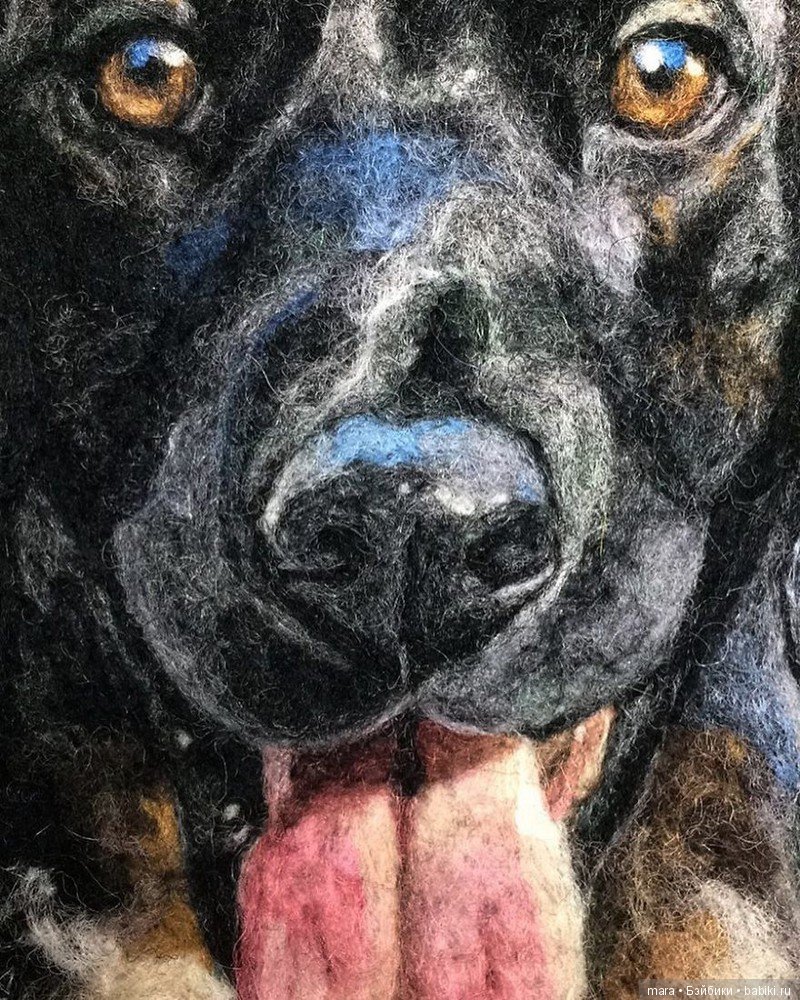 Невероятно реалистичная войлочная живопись от Дэни Айвс