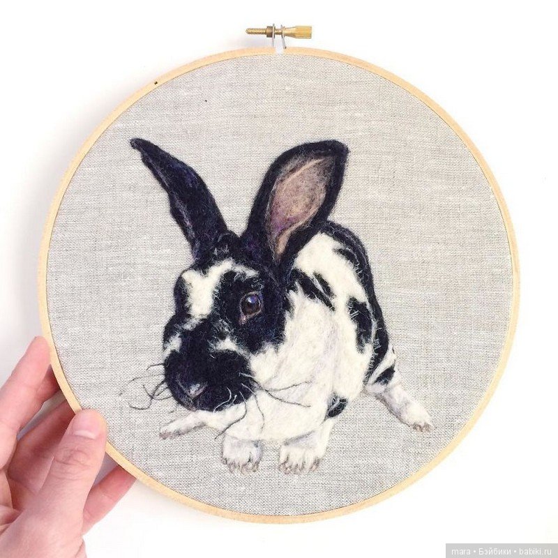 Невероятно реалистичная войлочная живопись от Дэни Айвс