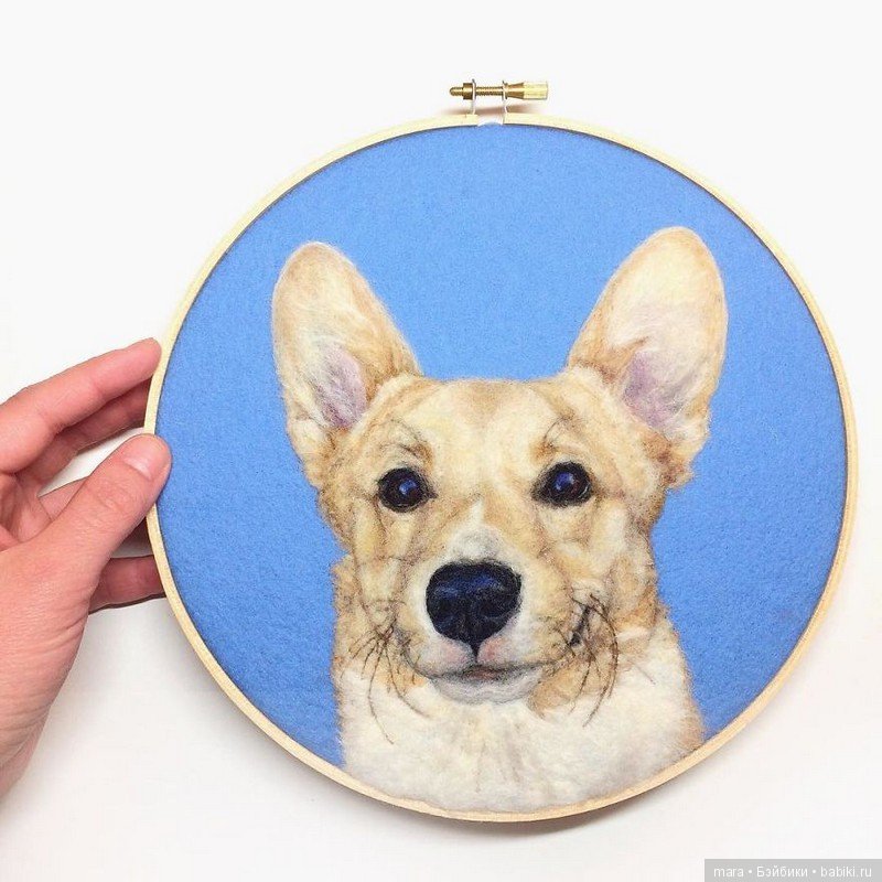 Невероятно реалистичная войлочная живопись от Дэни Айвс