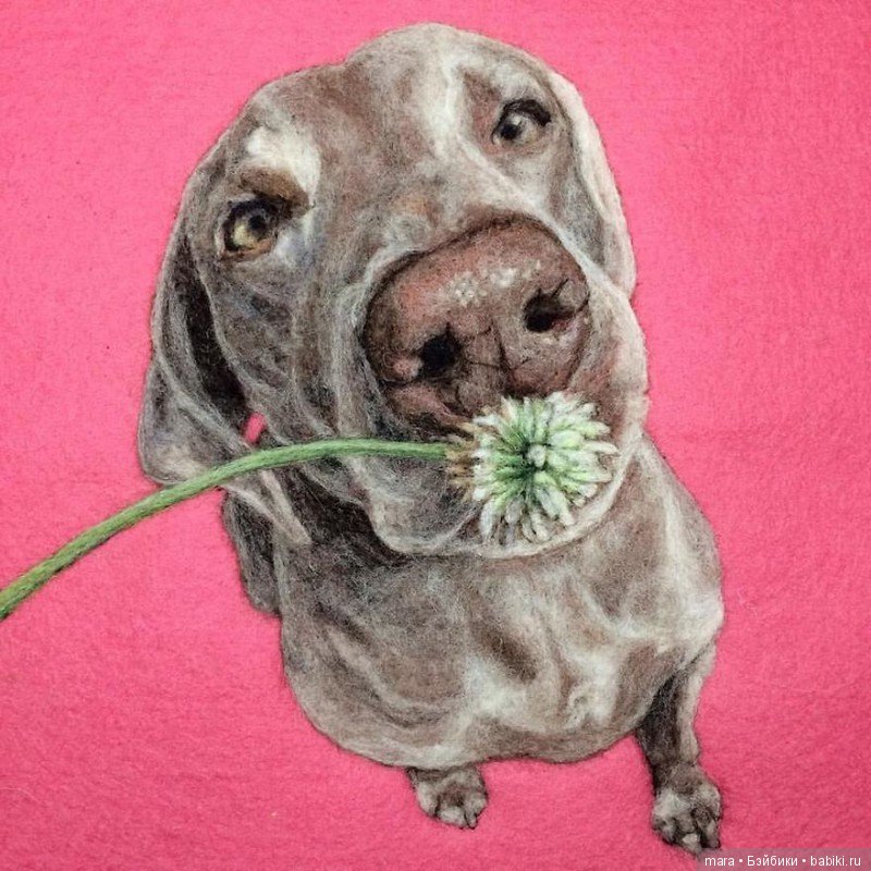 Невероятно реалистичная войлочная живопись от Дэни Айвс (фото 10)