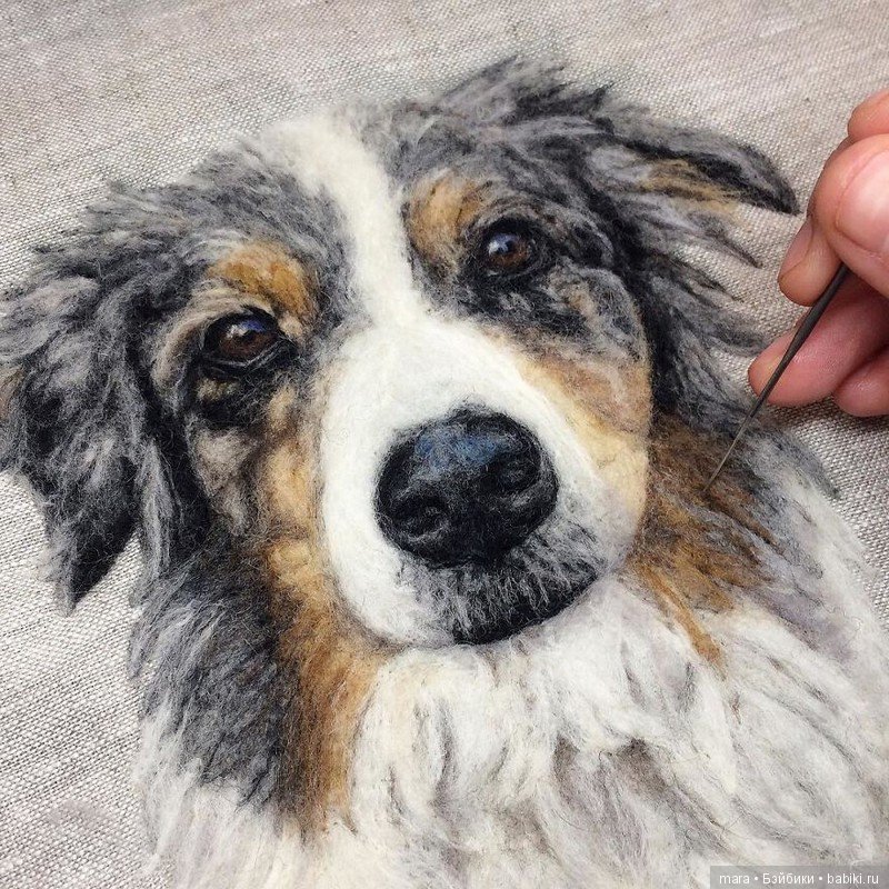 Невероятно реалистичная войлочная живопись от Дэни Айвс