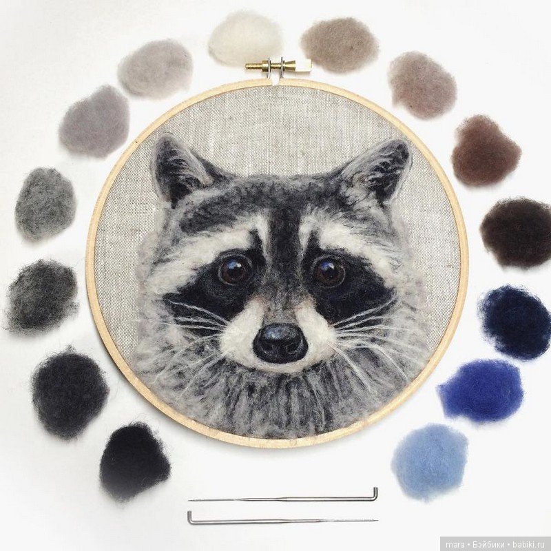 Невероятно реалистичная войлочная живопись от Дэни Айвс