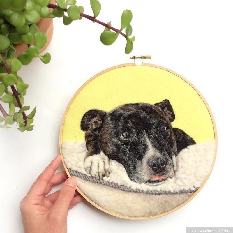 Невероятно реалистичная войлочная живопись от Дэни Айвс