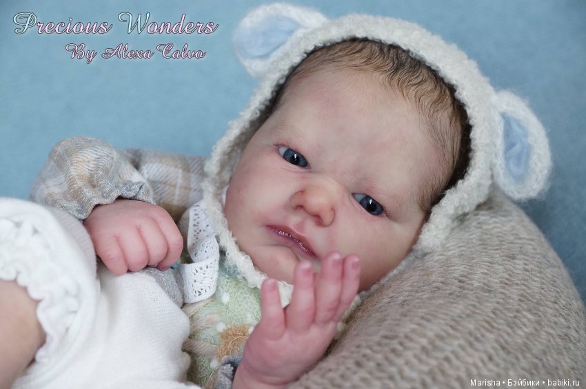 Realborn Landon awake by Bountiful Baby, автор Alexa Calvo Cabet