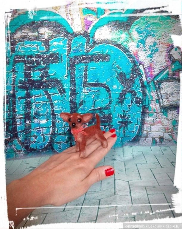 Мини фигурка "Той-терьер"