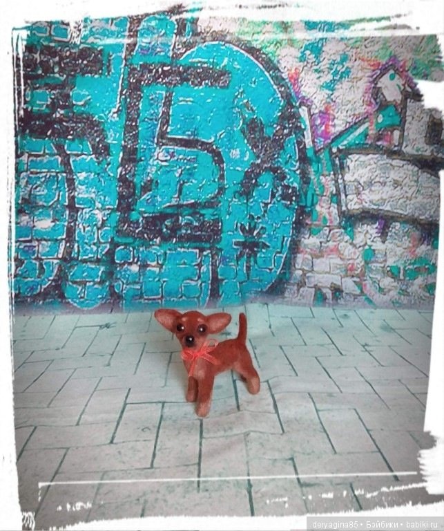 Мини фигурка "Той-терьер"