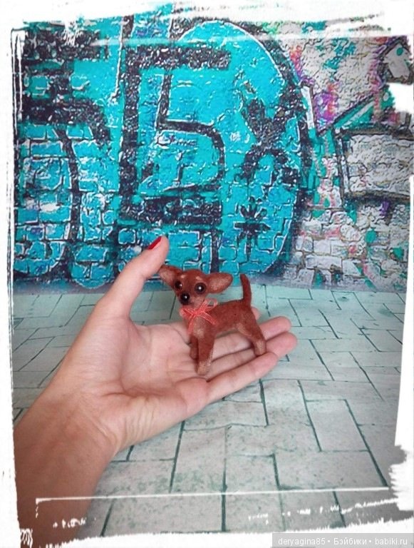 Мини фигурка "Той-терьер"