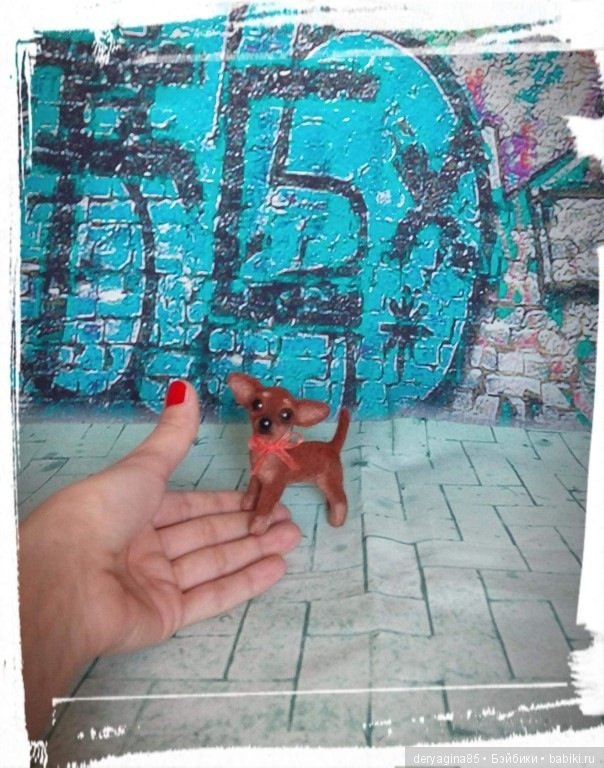 Мини фигурка "Той-терьер"