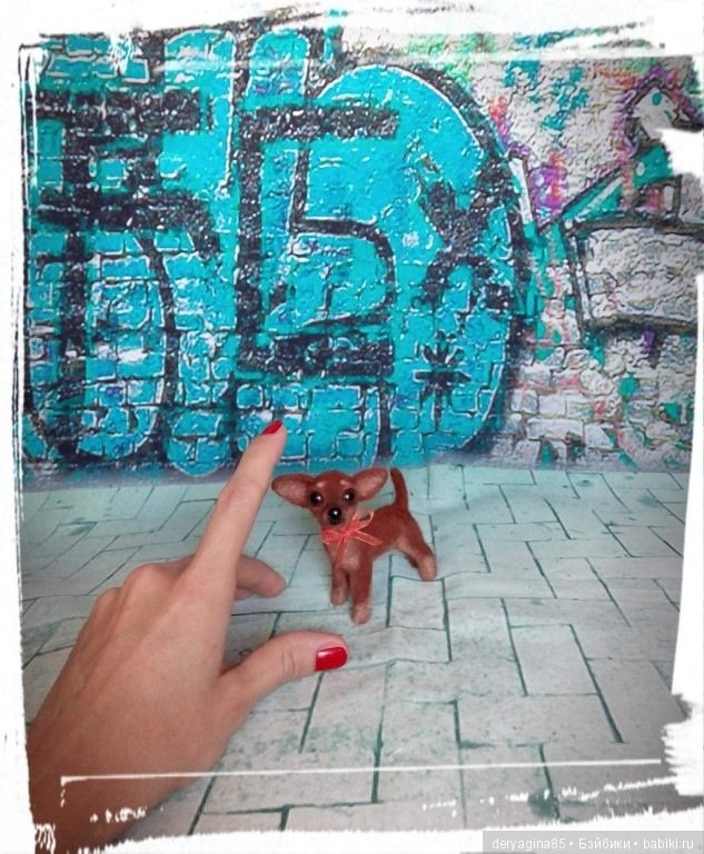 Мини фигурка "Той-терьер"