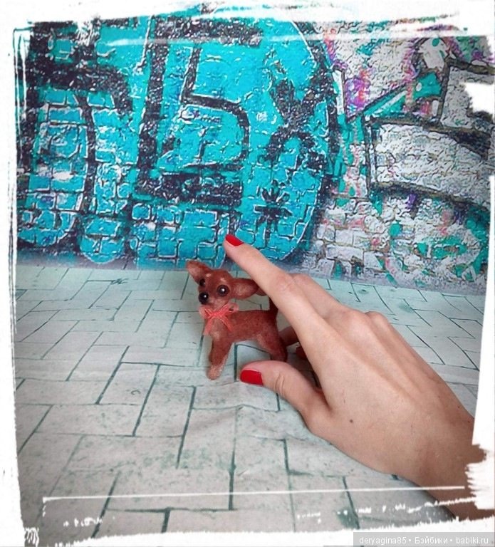 Мини фигурка "Той-терьер"