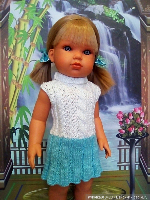 Новое платье для кукол Белла 45 см (фото 2)