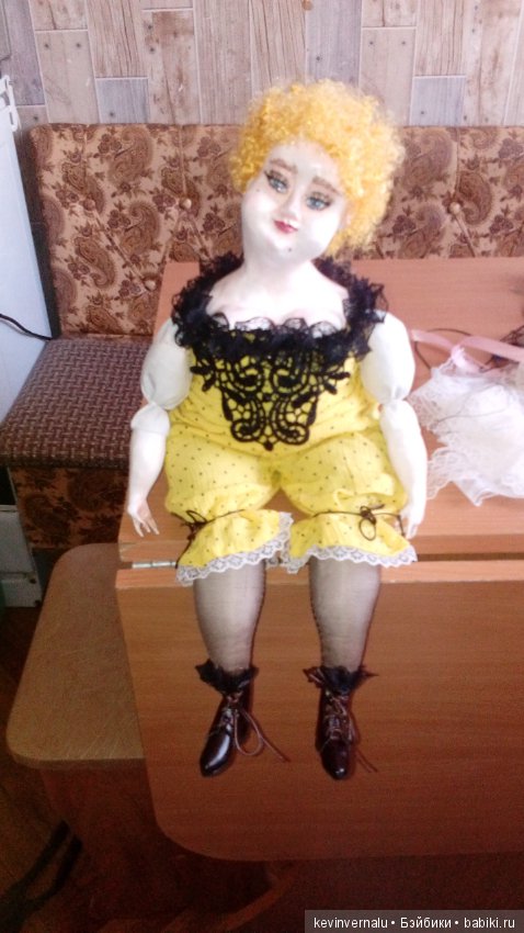 Серафима. Мечта о диете — Авторские куклы из дерева (фото 2)
