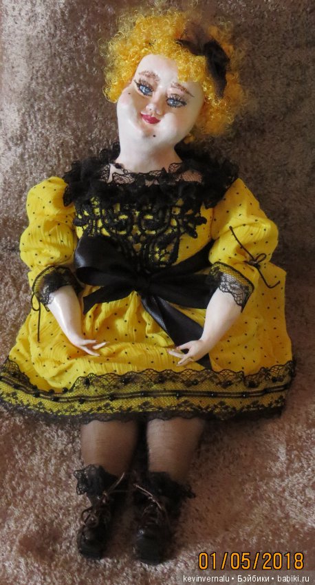 Серафима. Мечта о диете — Авторские куклы из дерева (фото 6)
